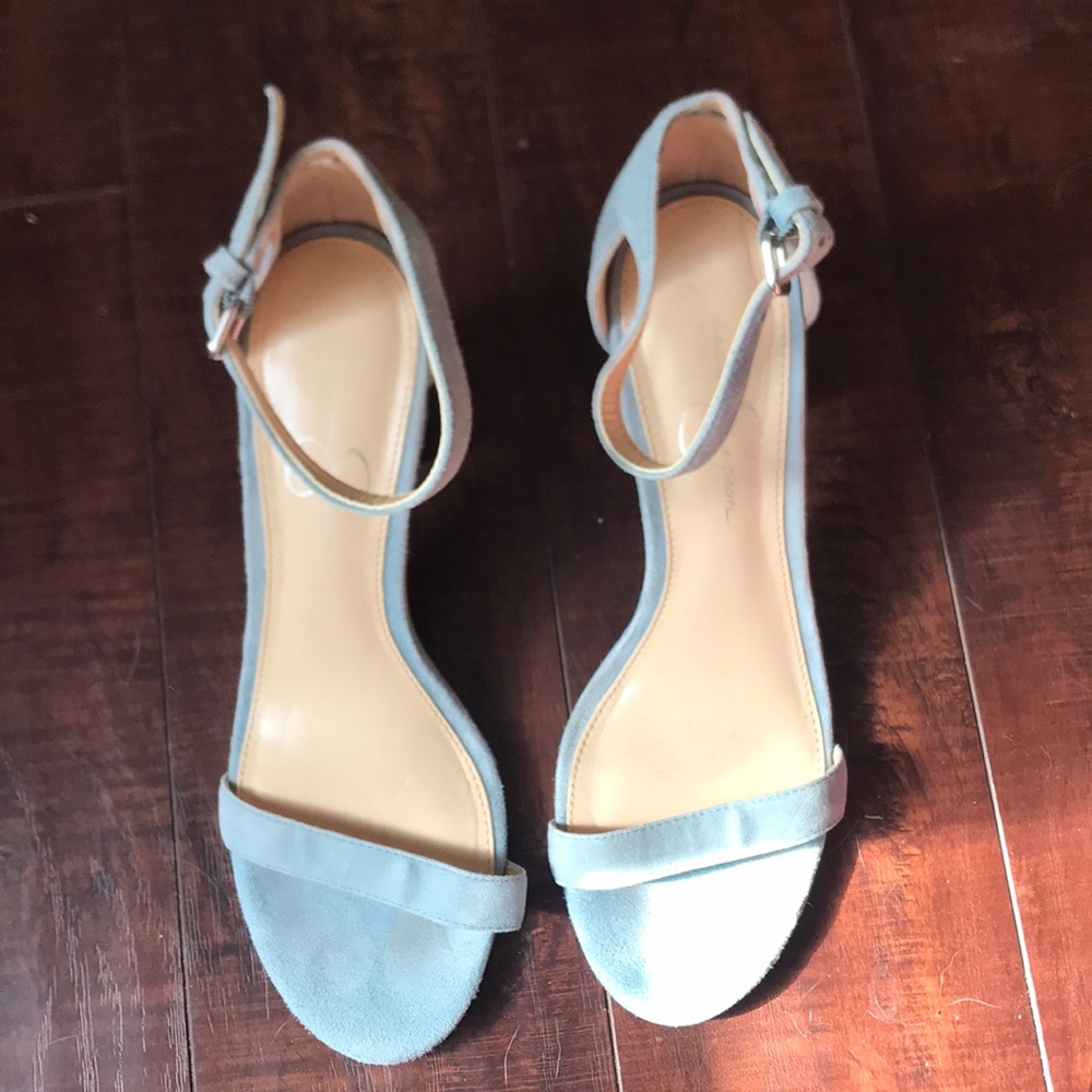 Light blue heels